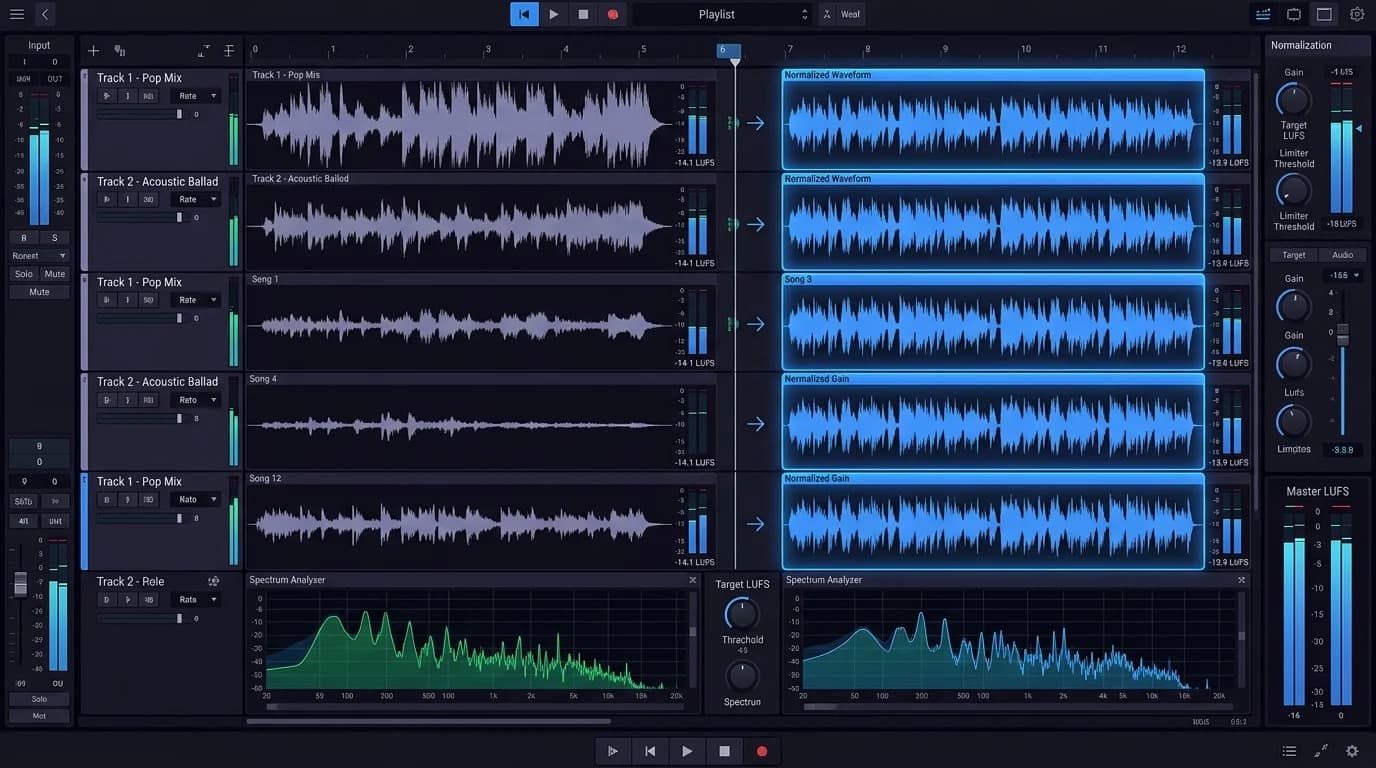プレイリストの音量統一テクニック【曲間の音量差をなくす】