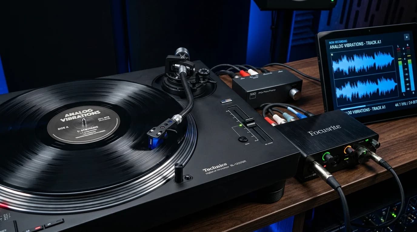 レコードからリッピングした音源をデジタルDJで使う方法